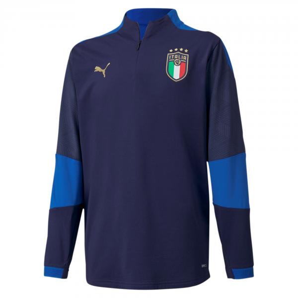 Puma Sweatshirt Training Italy Juniormode PEACOAT-TEAM POWER BLUE