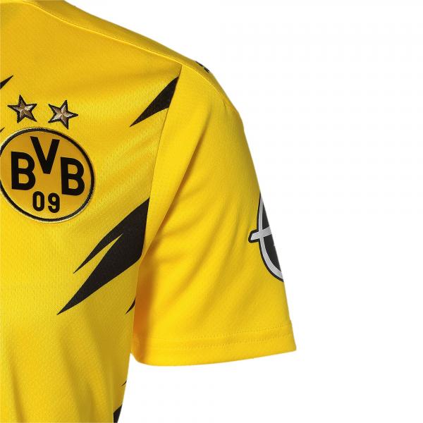 Puma Shirt Home Borussia Dortmund   20/21 CYBER YELLOW-PUMA BLACK Tifoshop