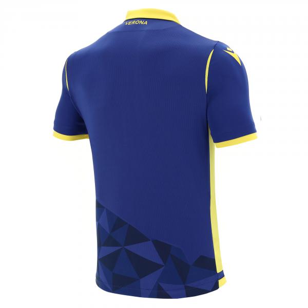 Macron Maglia Gara Home Verona   20/21 Blu Tifoshop