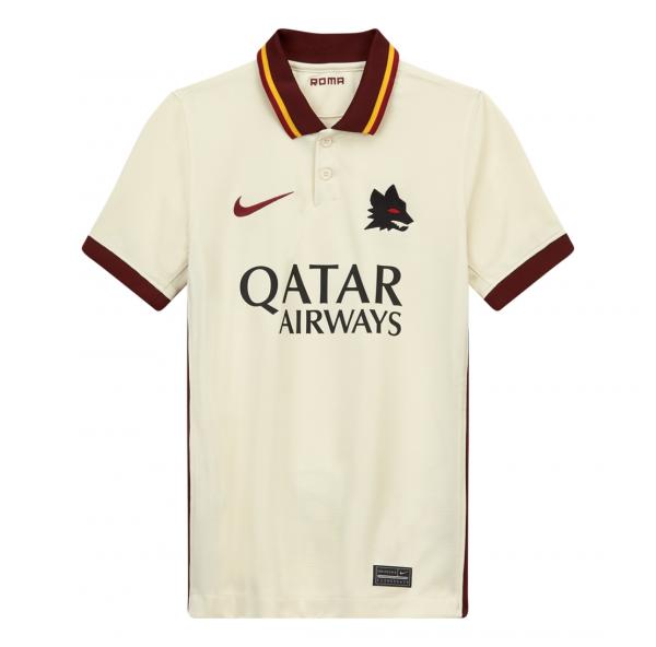 Nike Maillot De Match Away Roma Enfant  20/21 PALE IVORY/FOSSIL/DARK TEAM RED