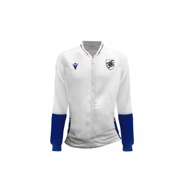 Macron Felpa Prematch Sampdoria   20/21 Bianco