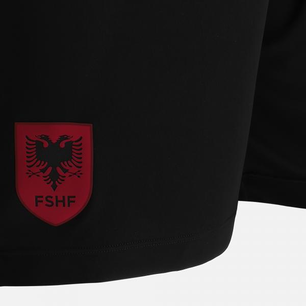 Macron Shorts De Course Home Albania   20/21 Black Tifoshop