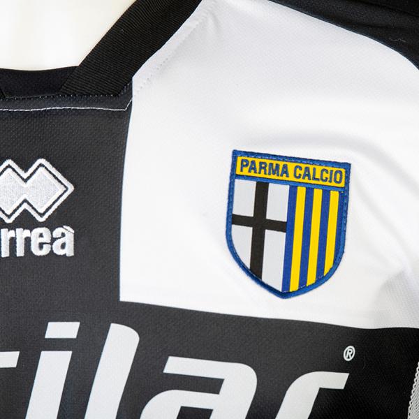 Errea Maillot De Match Home Parma   20/21 White Black Tifoshop