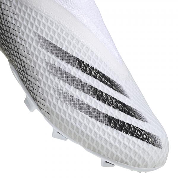 Adidas Chaussures De Football X Ghosted.3 Ll Fg  Enfant ftwr white/core black/ftwr white Tifoshop