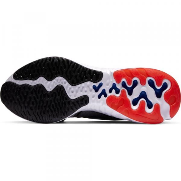 Nike Schuhe Renew Run GREY FOG/BLACK-RACER BLUE-CHILE RED Tifoshop
