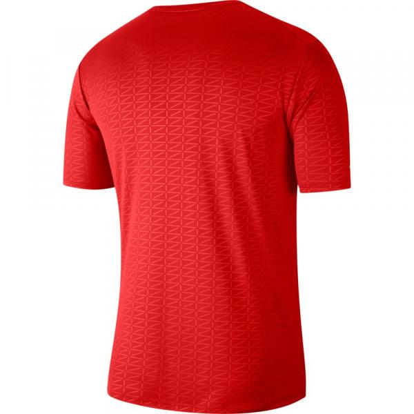 Nike T-shirt Miler Run Division Rosso Tifoshop