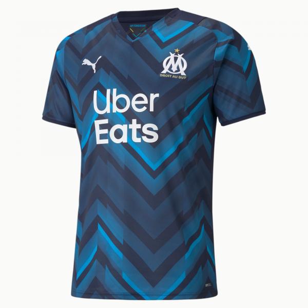 Puma Shirt Away Olympique Marseille   21/22 Peacoat-Bleu Azur
