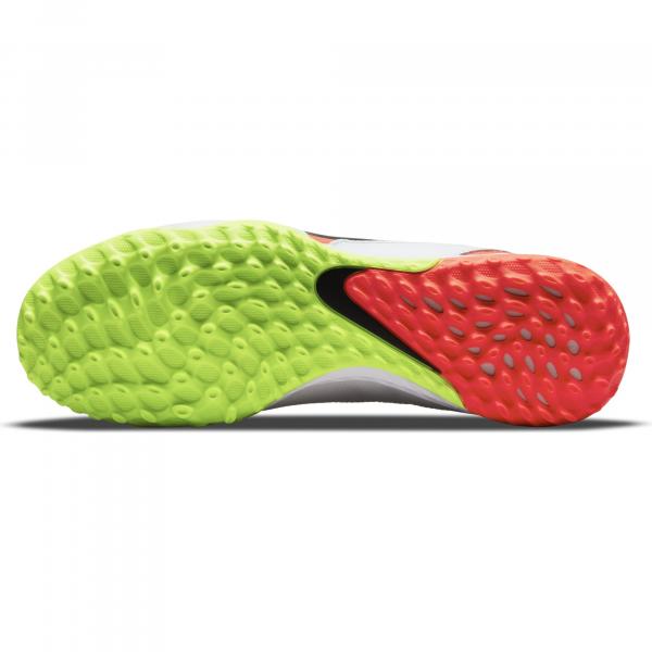 Nike Futsal Shoes React Tiempo Legend 9 Pro Tf WHITE/VOLT-BRIGHT CRIMSON Tifoshop