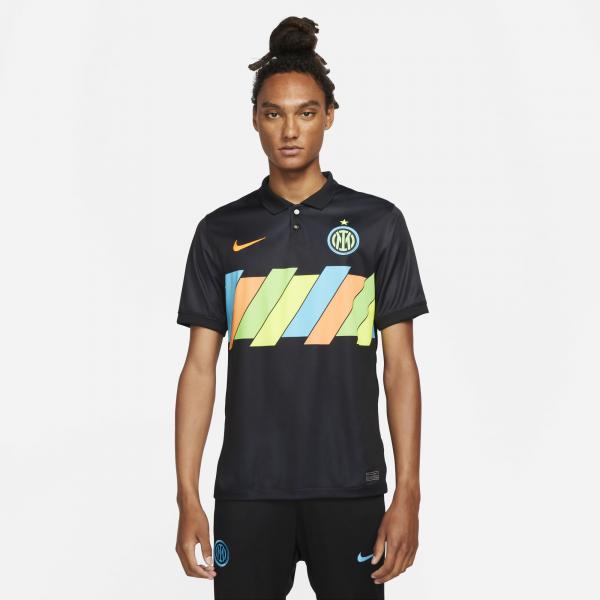 Nike Shirt Drittel Inter   21/22 BLACK/TOTAL ORANGE Tifoshop