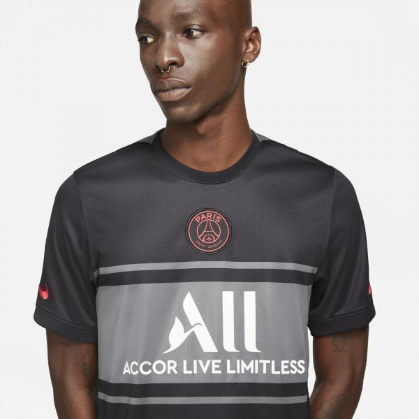 Nike Jersey Third Paris Saint Germain   21/22 BLACK/DARK GREY Tifoshop