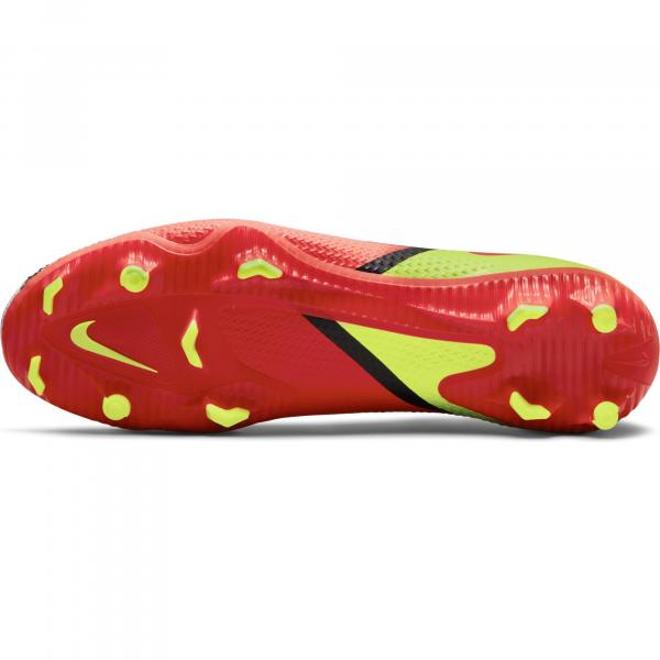 Nike Football Shoes Phantom Gt2 Pro Dynamic Fit Fg WHITE/BRIGHT CRIMSON-VOLT Tifoshop