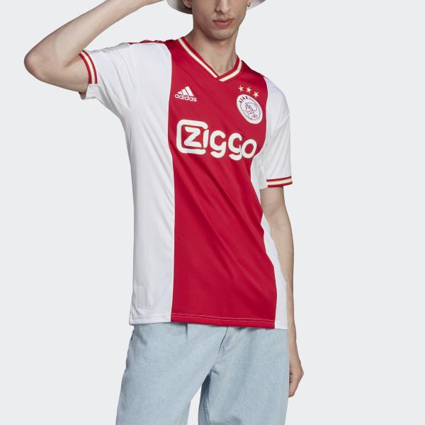 Adidas Shirt Ajax Home Jersey Ajax Amsterdam   2022 RED Tifoshop