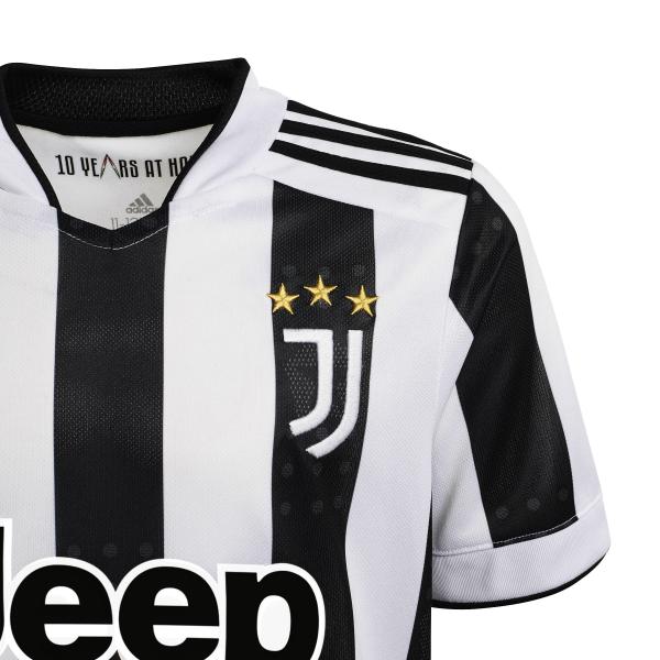 Adidas Maglia Gara Home Juventus Junior  20/21 Bianco/Nero Tifoshop