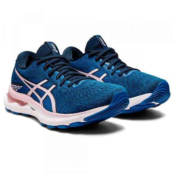 Asics Scarpe Gel-nimbus 24  Donna BLU/ROSA Tifoshop