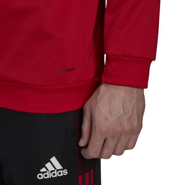 Adidas Sweatshirt Mufc Tk Hood Manchester United Red Tifoshop