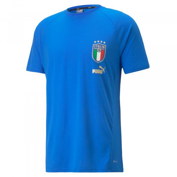 Puma T-shirt  Italia Ultra Blue-Puma White