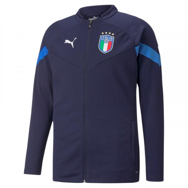 Puma Giacca Allenamento Italia Peacoat-Ignite Blue Tifoshop