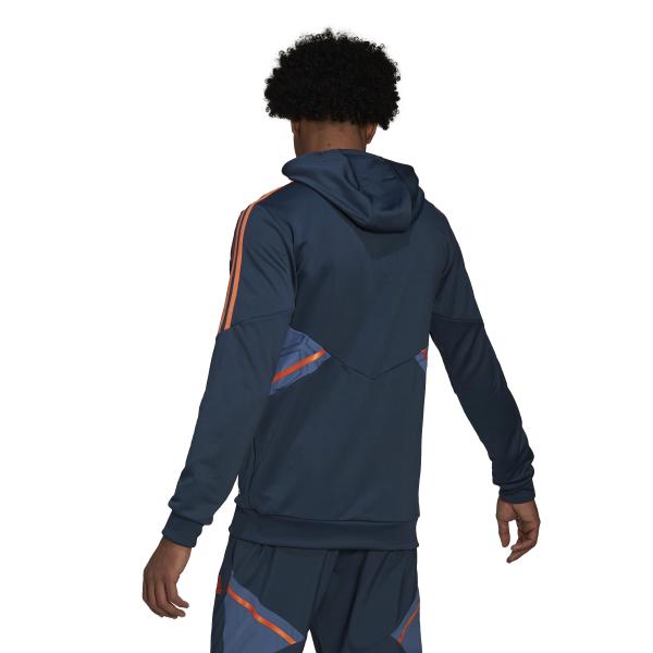 Adidas Felpa Mufc Tk Hood Manchester United Blu Tifoshop