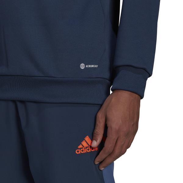 Adidas Felpa Mufc Tk Hood Manchester United Blu Tifoshop