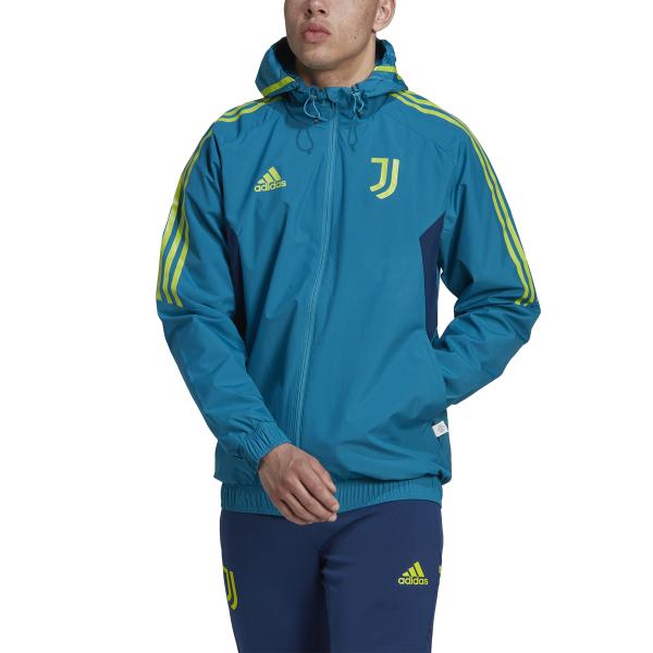 Adidas Jacket Training Juventus Turquoise Tifoshop