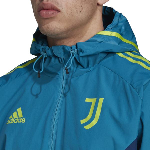 Adidas Jacket Training Juventus Turquoise Tifoshop