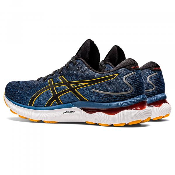Asics Schuhe Gel-nimbus 24 AZURE/AMBER Tifoshop
