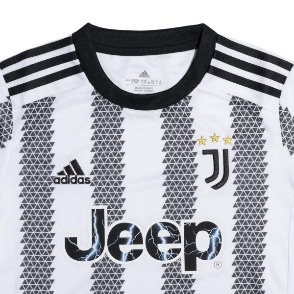 Adidas Maglia Gara Home Juventus Junior  22/23 Bianco/Nero Tifoshop