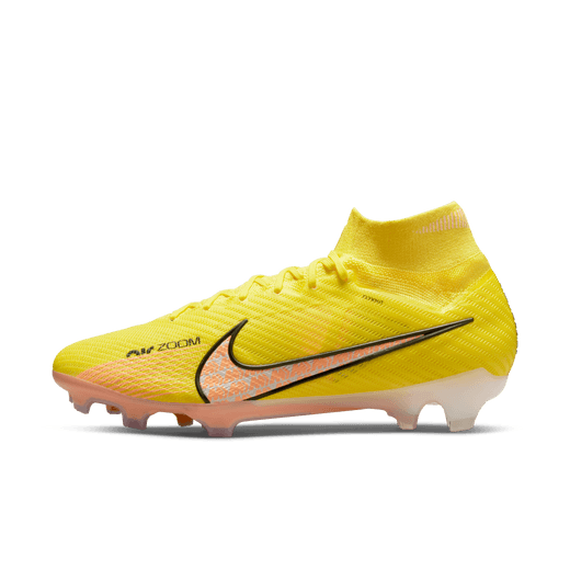 Nike Chaussures De Football Nike Zoom Mercurial Superfly 9 Elite Fg Yellow Tifoshop