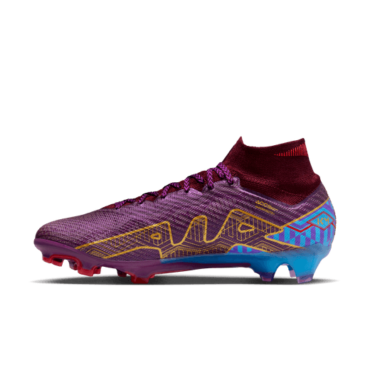 Nike Fußball-schuhe Nike Zoom Mercurial Superfly 9 Elite Km Fg Purple/Gold Tifoshop