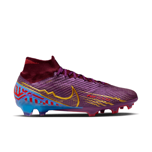 Nike Fußball-schuhe Nike Zoom Mercurial Superfly 9 Elite Km Fg Purple/Gold