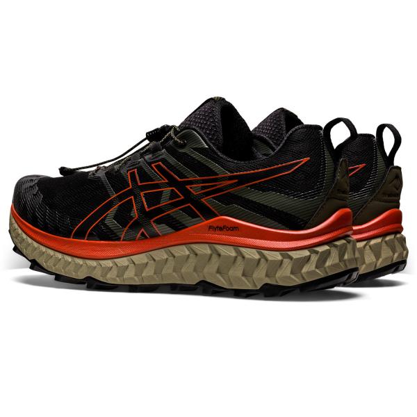 Asics Shoes Trabuco Max Black/Cherry Tomato Tifoshop