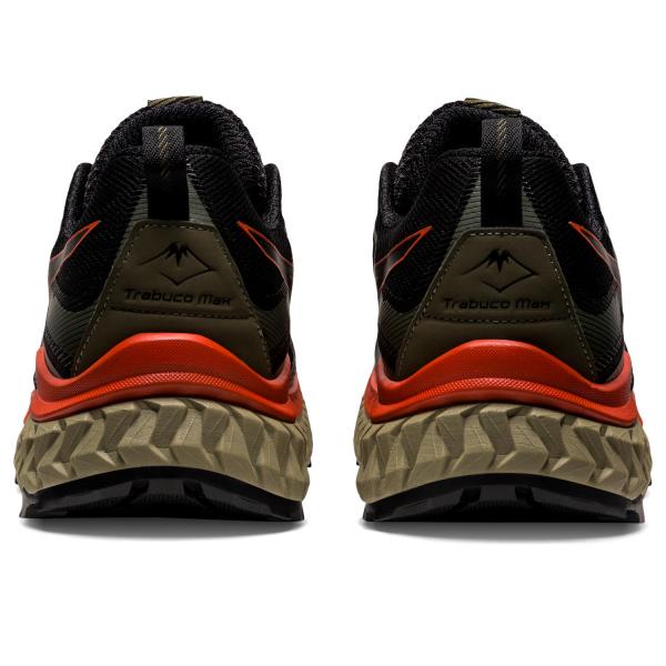 Asics Shoes Trabuco Max Black/Cherry Tomato Tifoshop