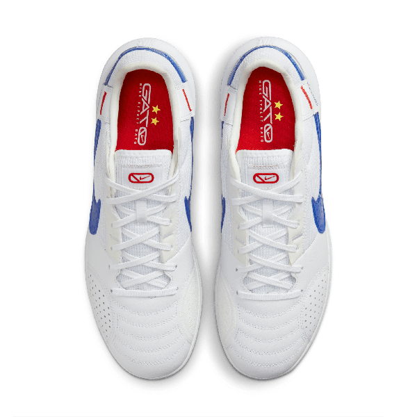 Nike Futsal Shoes Nike Streetgato WHITE/GAME ROYAL-UNIVERSITY RED Tifoshop