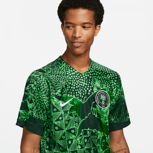 Nike Shirt Home Nigeria   22/23 Green Tifoshop