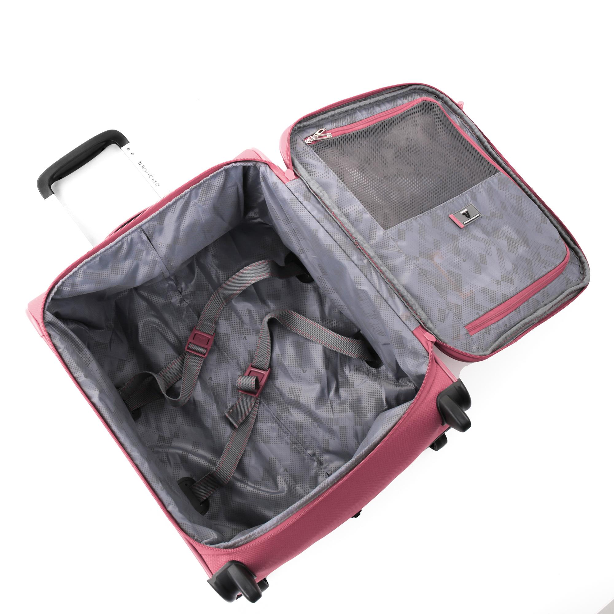 Trolley cabina morbido 2 ruote IRONIK 2.0 taglia XS rosa 36 x 20 x 45 cm  41532711