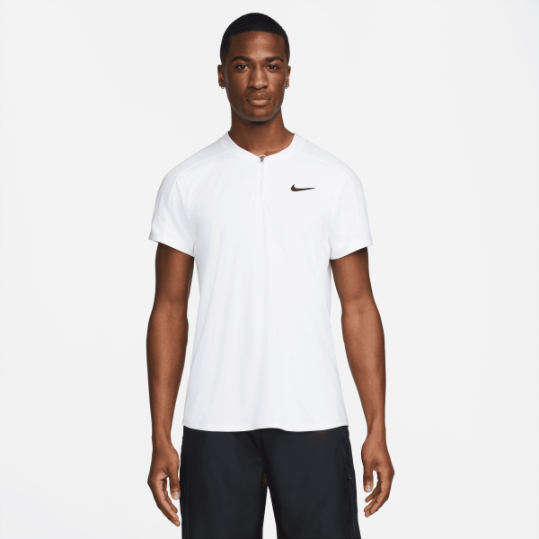 Nike T-shirt Nikecourt Dri-fit Slam Bianco/Nero