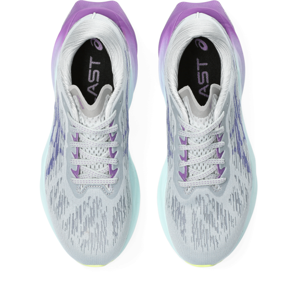 Asics Scarpe Novablast 3  Donna Grigio Piemonte / Blu Viola Tifoshop