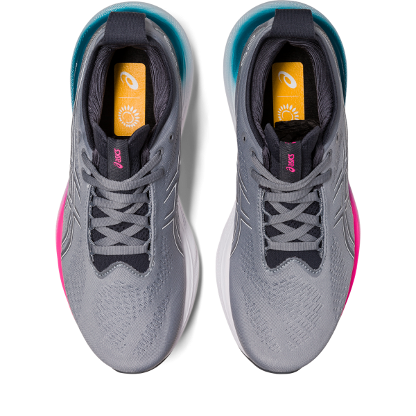 Asics Scarpe Gel-nimbus 25  Donna Foglio Rock / Bianco Tifoshop