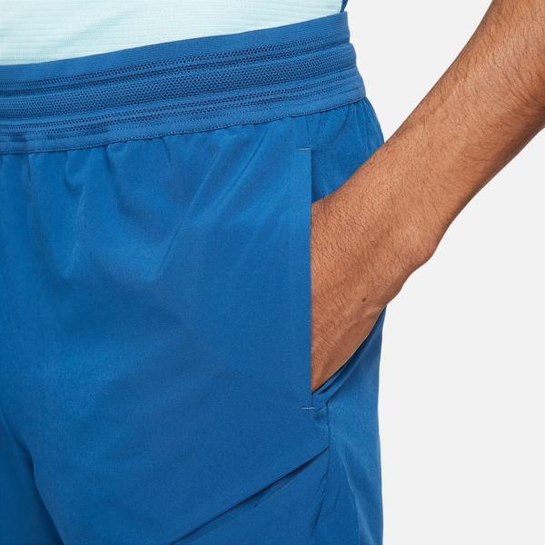 Nike Pantaloncino Nikecourt Dri-fit Adv Rafa Blu/Bianco Tifoshop