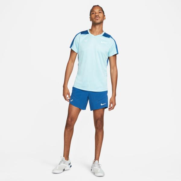 Nike Pantaloncino Nikecourt Dri-fit Adv Rafa Blu/Bianco Tifoshop