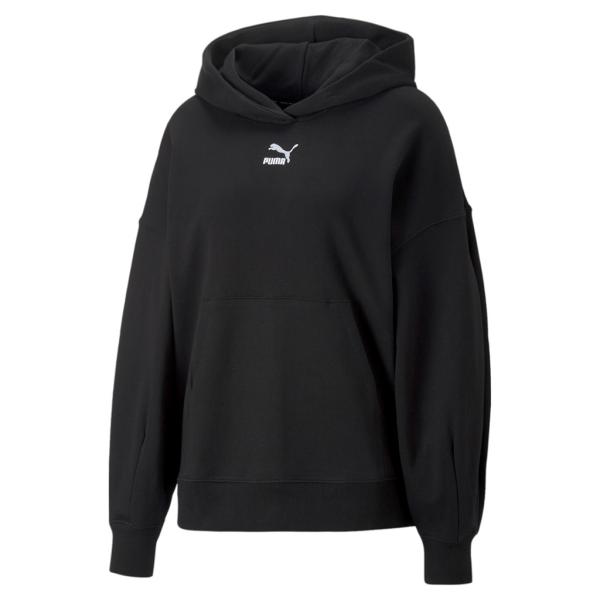 Puma Sweatshirt Classics Oversized Hoodie Tr  Damenmode Black