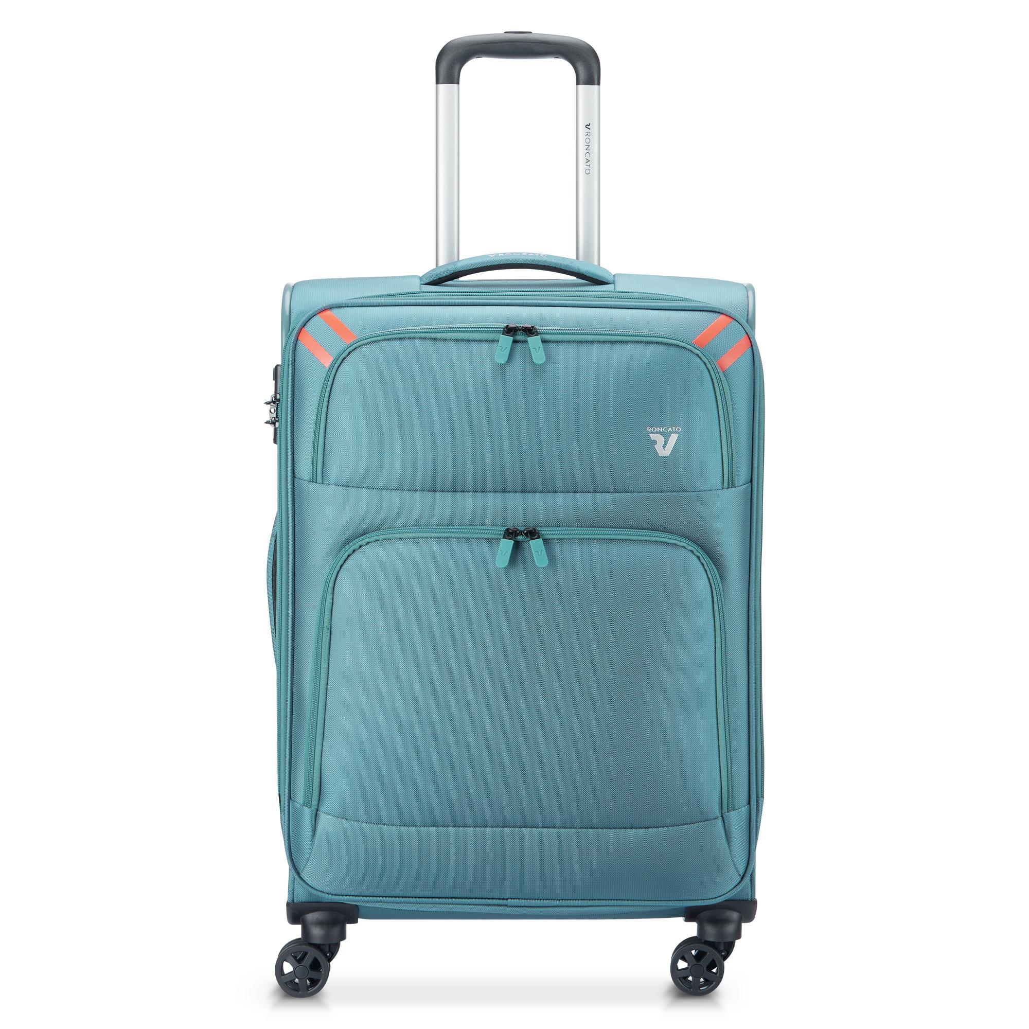 Roncato 41306268 TWIN Trolley Medio 65x44x27 Blu Tiffany