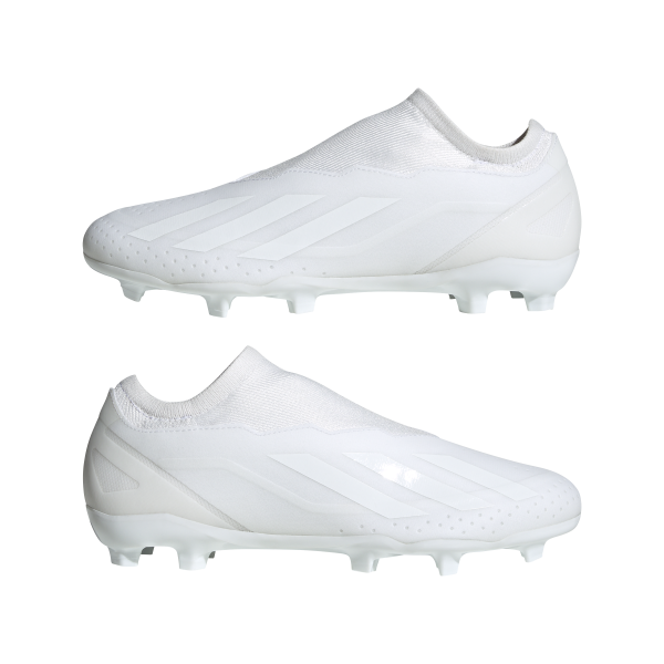 Adidas Chaussures De Football X Crazyfast.3 Ll Fg  Unisex White Tifoshop