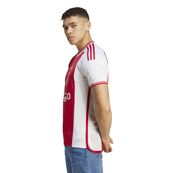 Adidas Shirt Home Ajax Amsterdam   23/24 White/Red Tifoshop