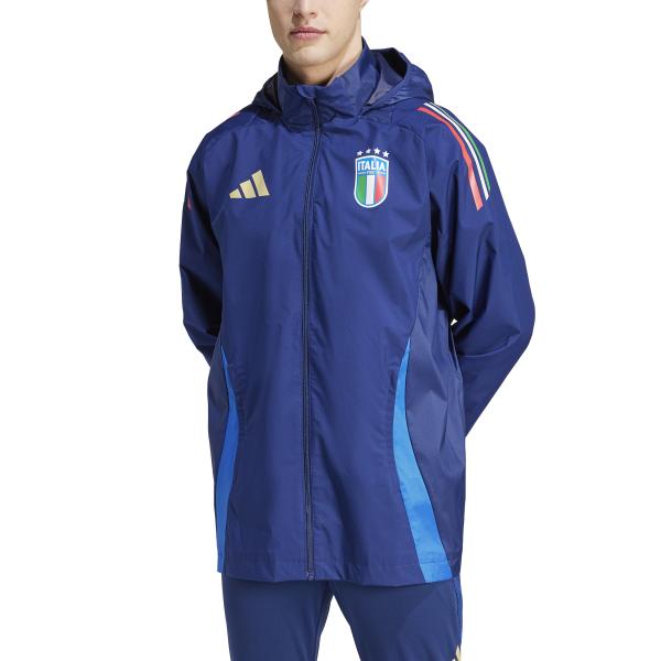 Adidas Giacca  Italia Blu Tifoshop