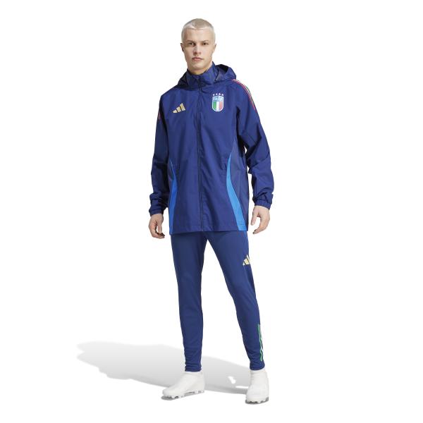 Adidas Giacca  Italia Blu Tifoshop