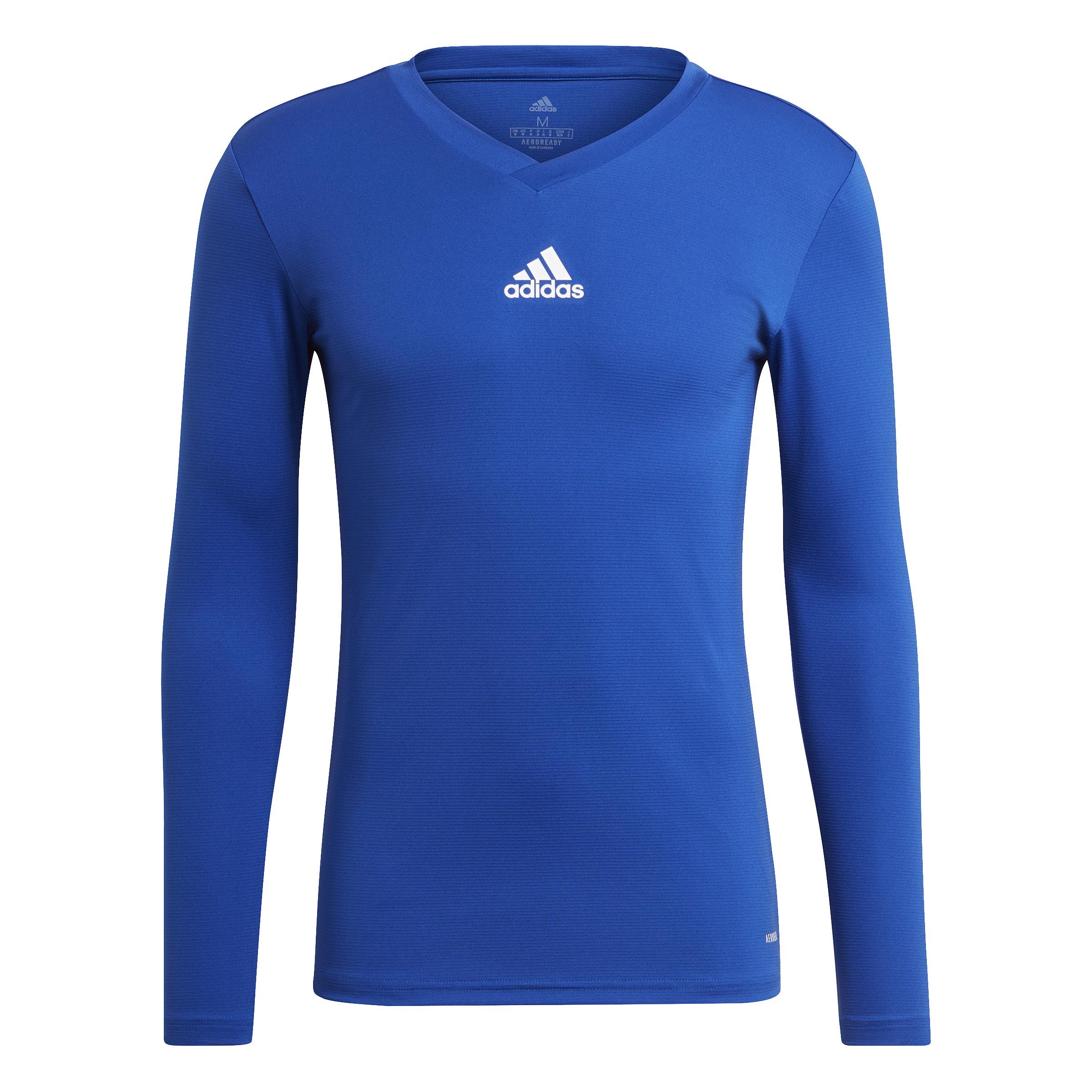 Adidas maglia termica calcio adidas la tua squadra team base continuativa uomo blu