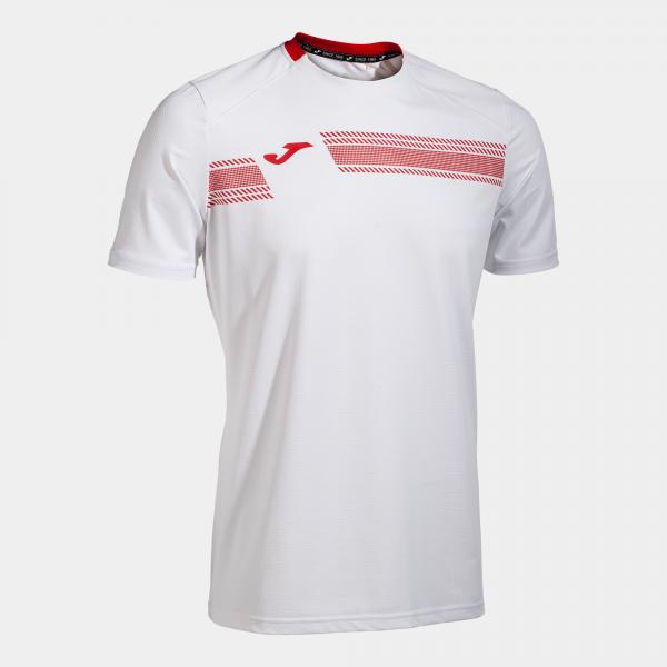 Joma T-shirt Maglietta Smash Manica Corta Rosso-Bianco