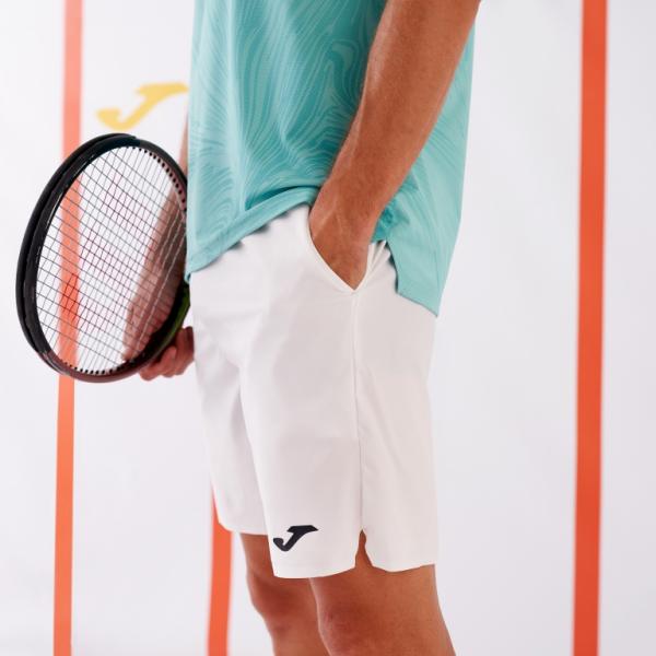 Joma Short Pants Pantaloncini Smash White Tifoshop