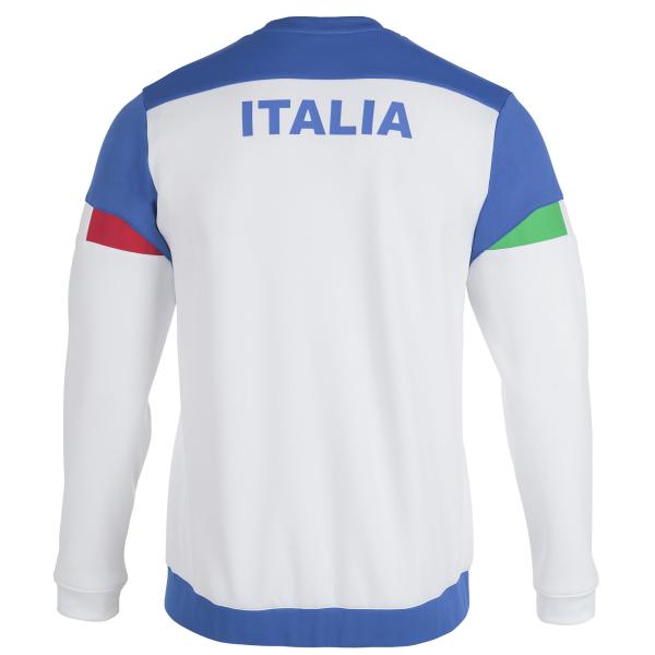 Joma Sweatshirt Federazione Italiana Tennis White and Royal Tifoshop